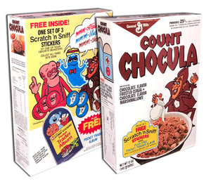 Cereal Box: Count Chocula (Scratch n Sniff Stickers)