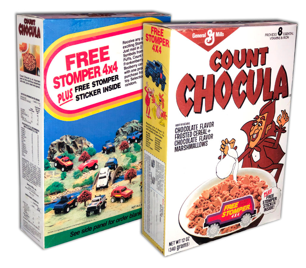 Cereal Box: Count Chocula (Stomper 4x4)