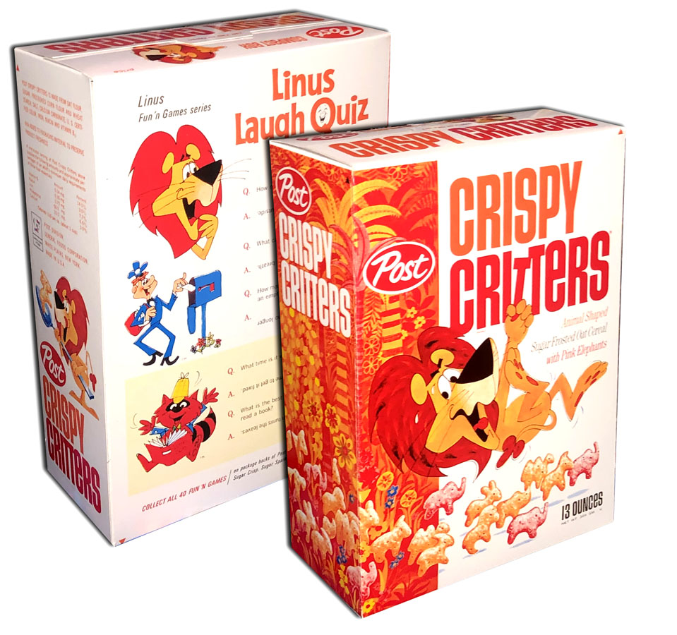 Cereal Box: Crispy Critters Cereal Box