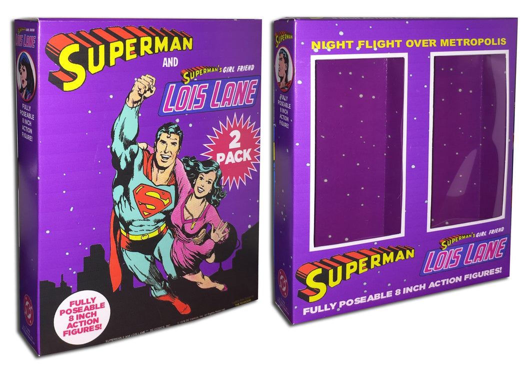 Mego 2-Pack Box: Superman & Lois Lane