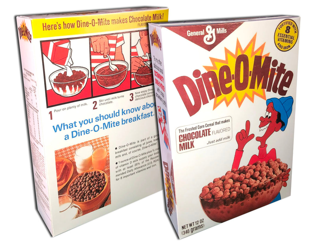 Cereal Box: Dine-O-Mite (Chocolate)