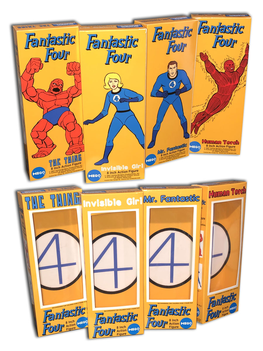 Mego FF Boxes: Fantastic Four (H-B '67)