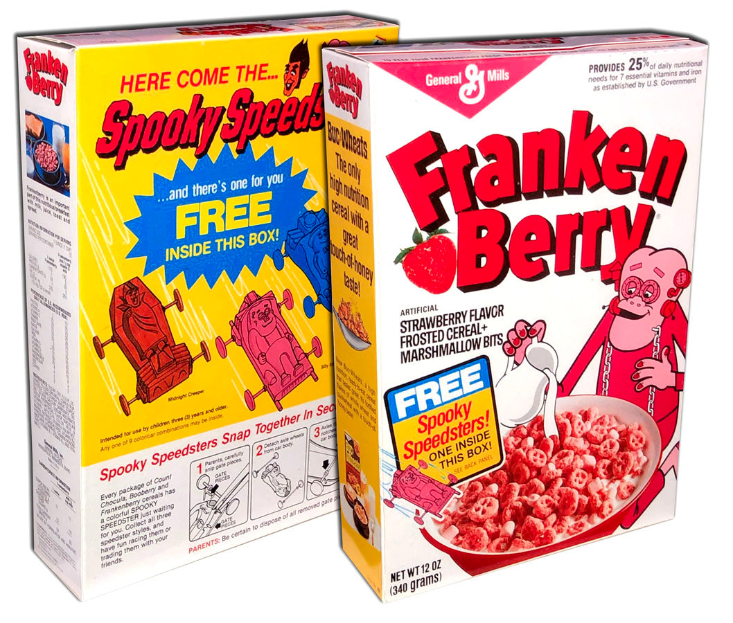 Cereal Box: Frankenberry (Spooky Speedsters)