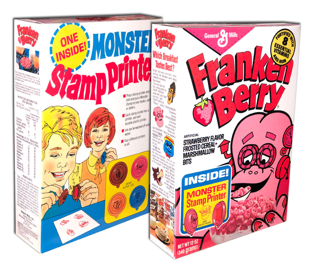 Cereal Box: Frankenberry (Monster Stamp Printer)