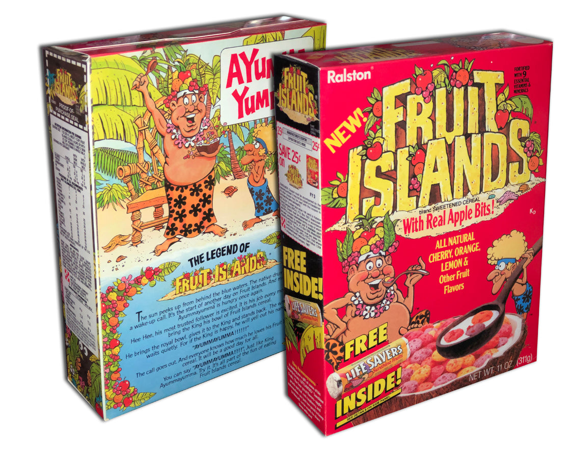 Cereal Box: Fruit Islands – The Toyroom Repro & Custom Packaging