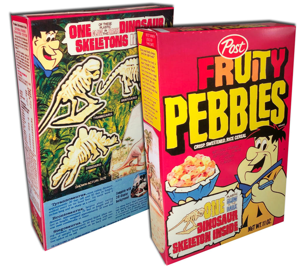 Cereal Box: Fruity Pebbles (Dinosaur Skeleton)
