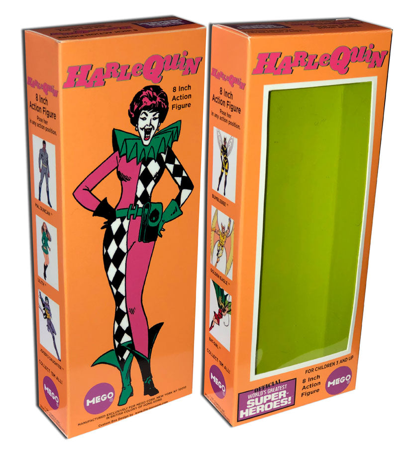 Mego Teen Titans Box: Harlequin