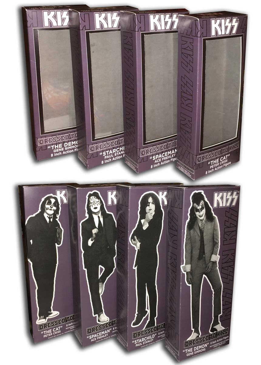 Mego KISS Boxes: Dressed to Kill (Set of 4)
