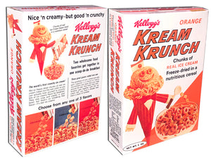 Cereal Box: Kream Krunch (Orange)