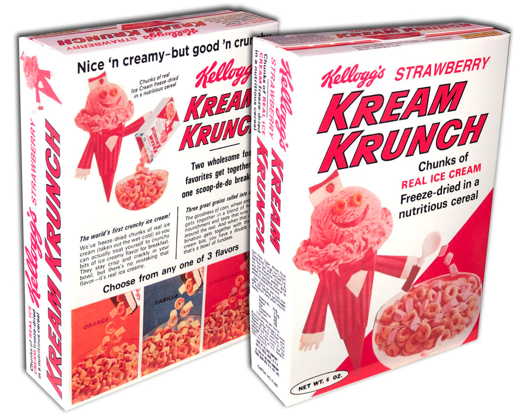 Cereal Box: Kream Krunch (Strawberry)