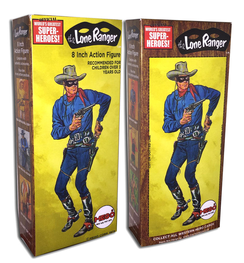 Lone Ranger Box Set Back Mego Box: Lone Ranger – The Toyroom Repro & Custom Packaging