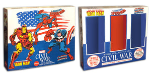 Mego 3-Pack Box: Civil War (Captain America, Spider-Man & Iron Man)