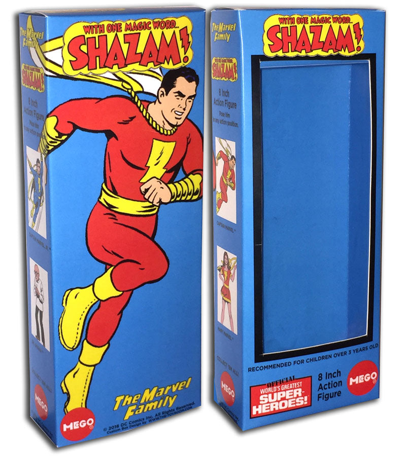 Mego Shazam Box: Marvel Family Shazam