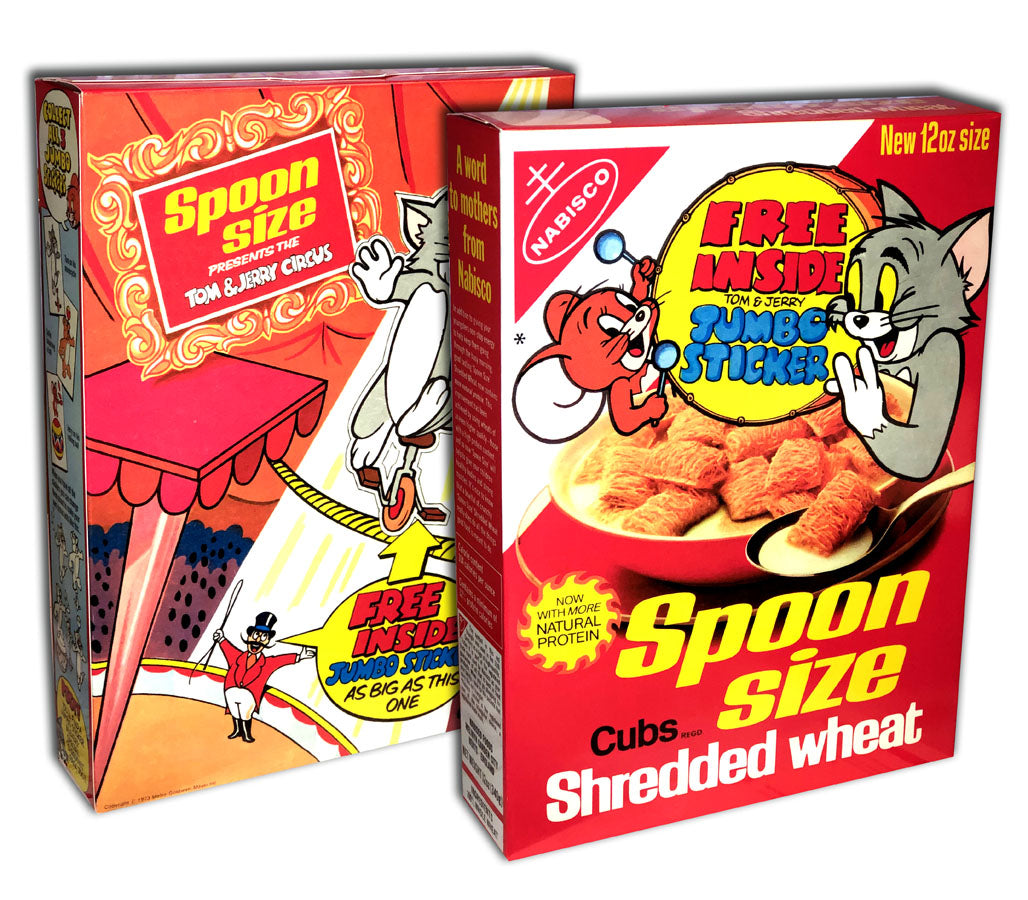 Cereal Box: Nabisco Spoon Sized Shredded Wheat (Tom & Jerry)