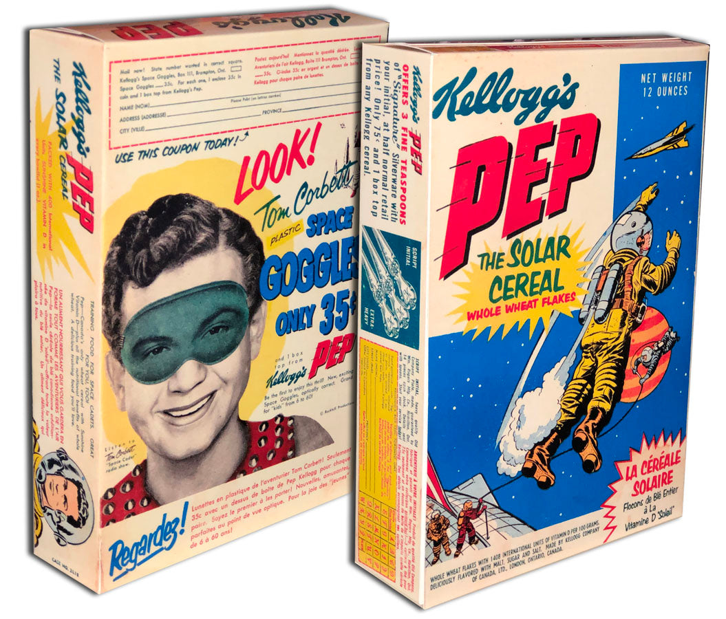 Cereal Box: PEP (Tom Corbett Space Goggles)