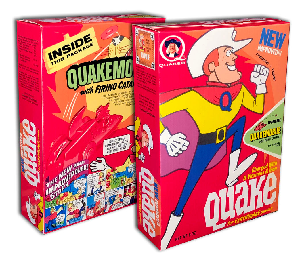Cereal Box: Quake (Quakemobile)