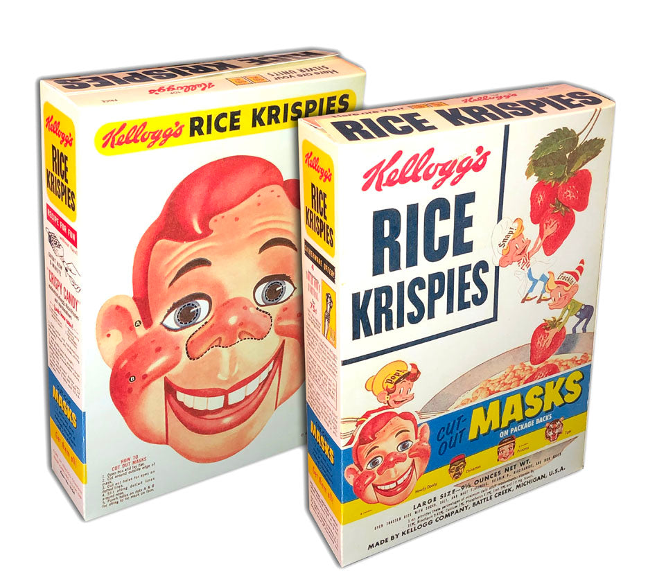 Cereal Box: Rice Krispies (Howdy Doody Mask)