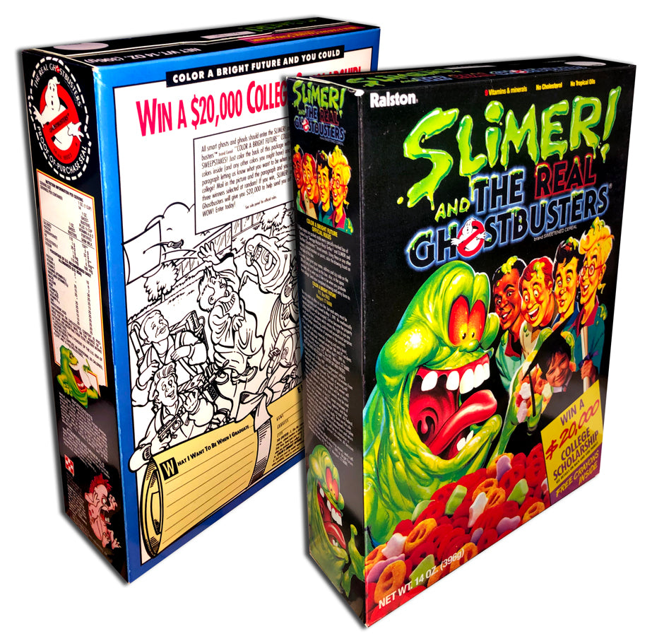 Cereal Box: Slimer & the Real Ghostbusters
