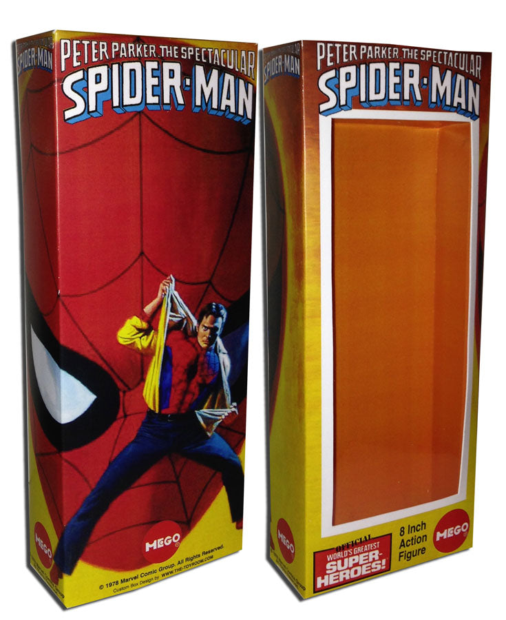 Mego Spider-Man Box: Peter Parker the Spectacular Spider-Man