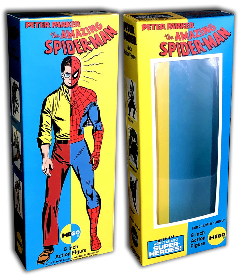 Mego Spider-Man Box: Split (Bronze Age)