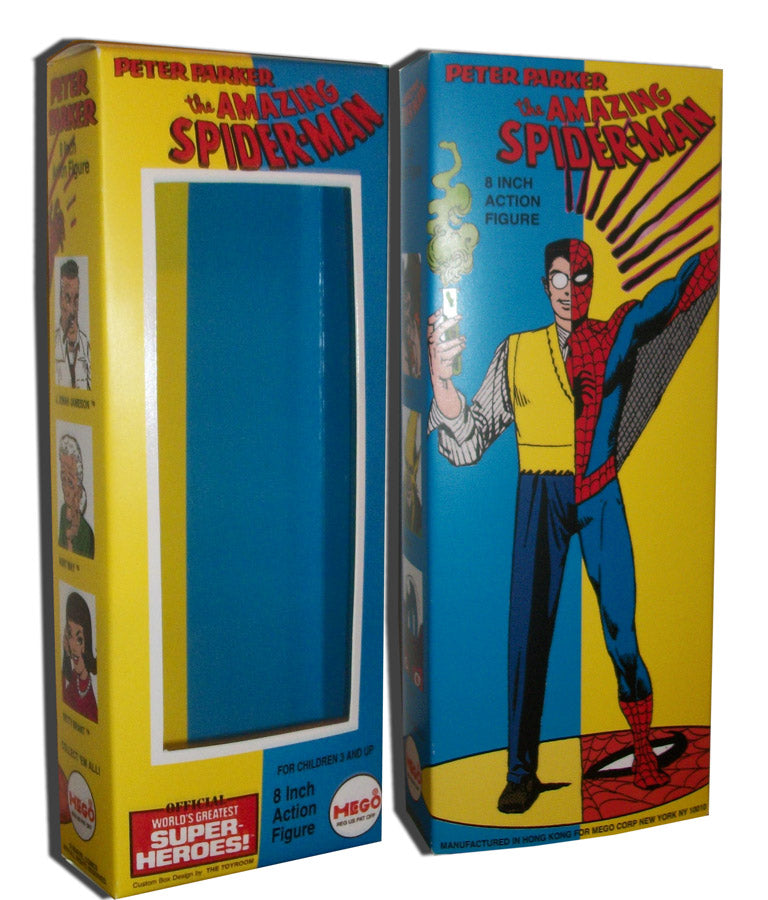Mego Spider-Man Box: Split (Silver Age)