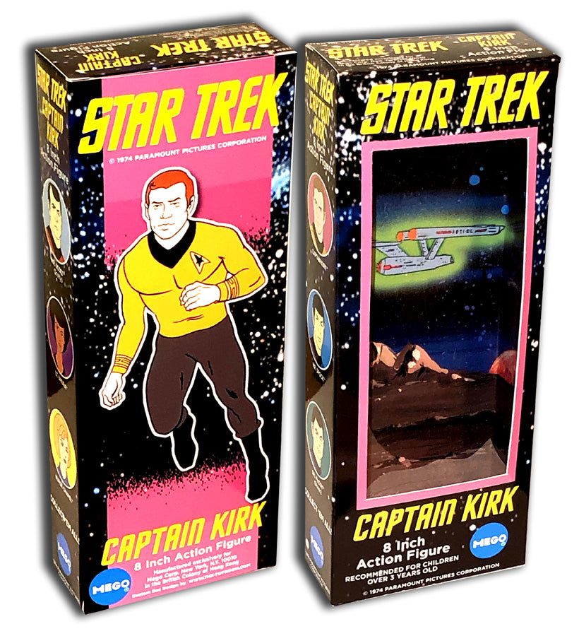 Mego Box: Captain Kirk (Star Trek Filmation)