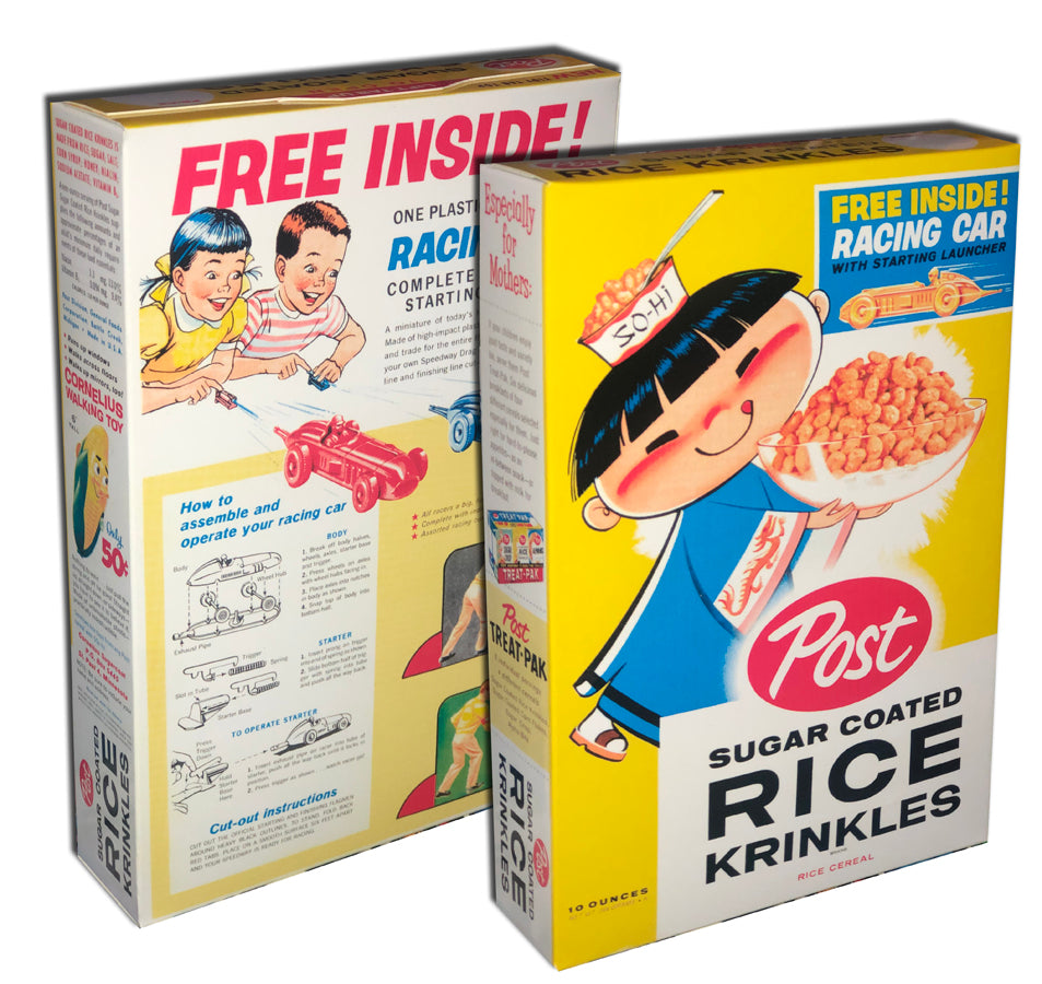 Cereal Box: Sugar Coated Rice Krinkles Cereal Box