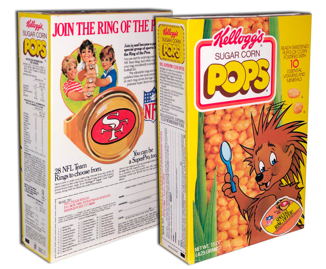 Cereal Box: Sugar Corn Pops (Poppy)