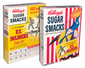 Cereal Box: Sugar Smacks (Smaxey the Seal/U.S. Soldiers)