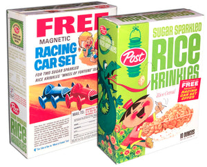 Cereal Box: Sugar Sparkled Rice Krinkles Cereal Box