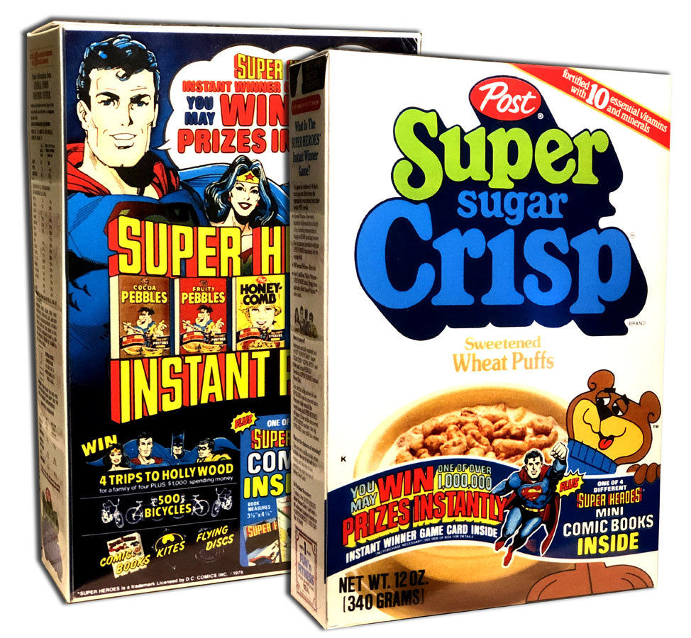 Cereal Box: Super Sugar Crisp (DC Super-Heroes)