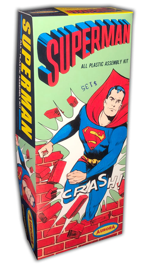 AURORA: Superman Model Kit Box (Green)