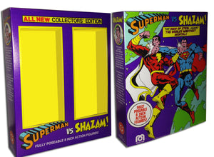 Mego 2-Pack Box: Superman vs. Shazam