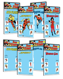 Mego Teen Titans Kresge Cards: Series 1