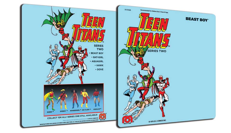 Mego Teen Titans Cards: Series 2