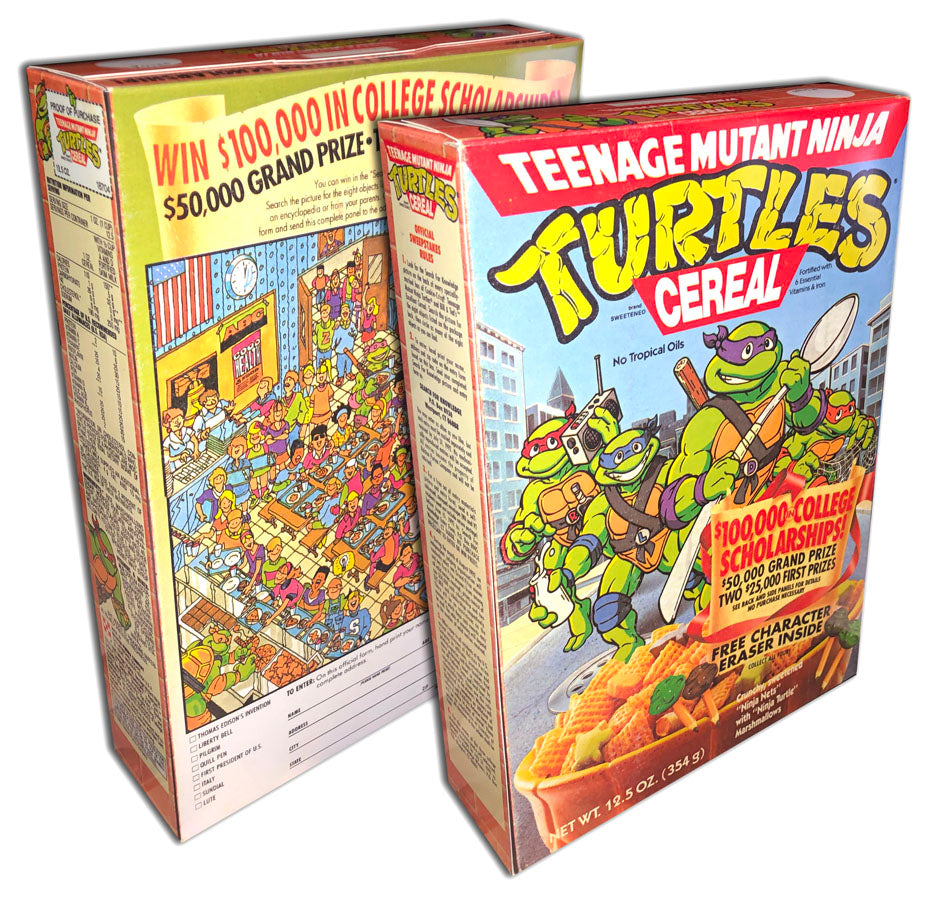 Cereal Box: Teenage Mutant Ninja Turtles