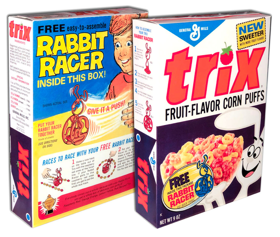 Cereal Box: Trix (Rabbit Racer) – The Toyroom Repro & Custom Packaging