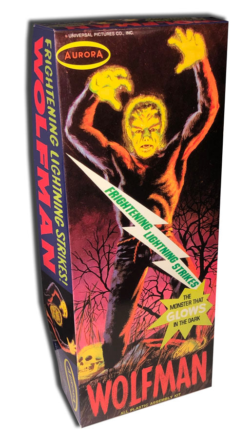 AURORA: Wolfman Model Kit Box (Frightening Lightning)